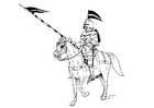 chevalier à cheval