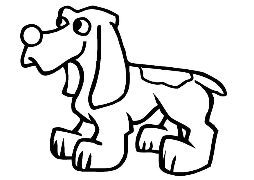 Coloriage chien  Coloriages Gratuits à Imprimer  Dessin 16592