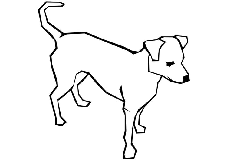 Coloriage chien