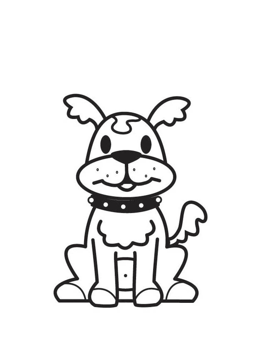Coloriage Chien  Coloriages Gratuits à Imprimer  Dessin 18083