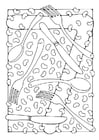 Coloriage chiffre - 7