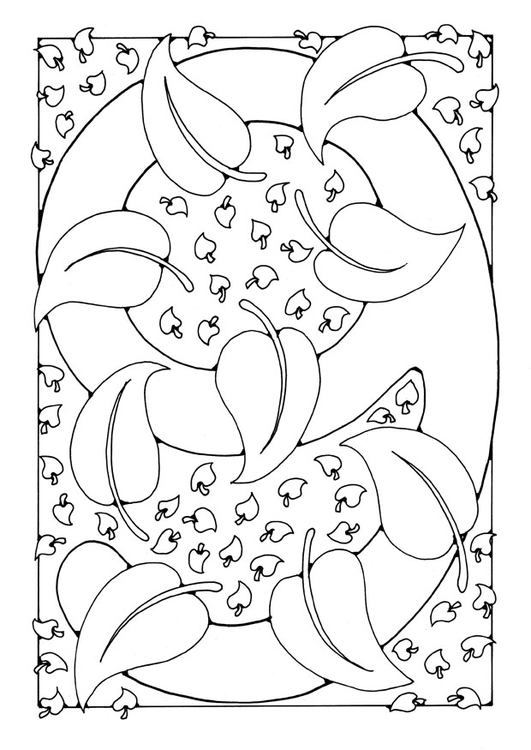 Coloriage chiffre - 9