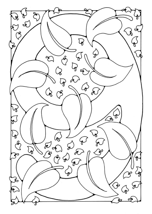 Coloriage chiffre - 9