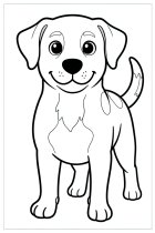 chiot heureux