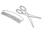 ciseau + peigne