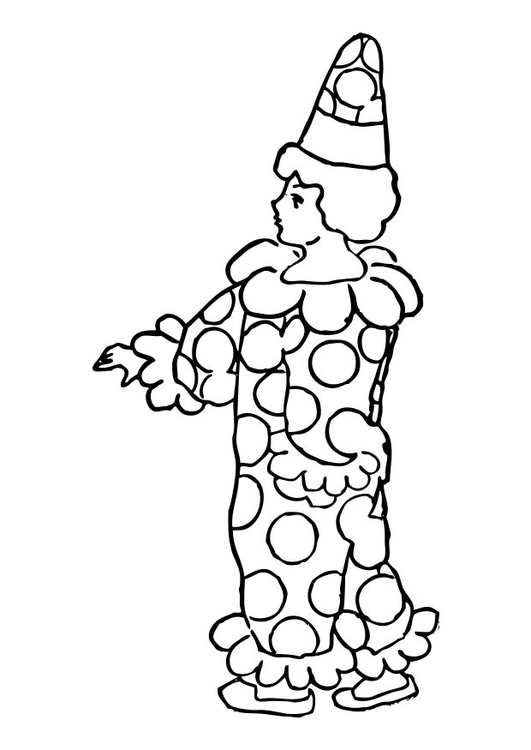 Coloriage clown