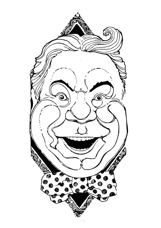 Coloriage clown