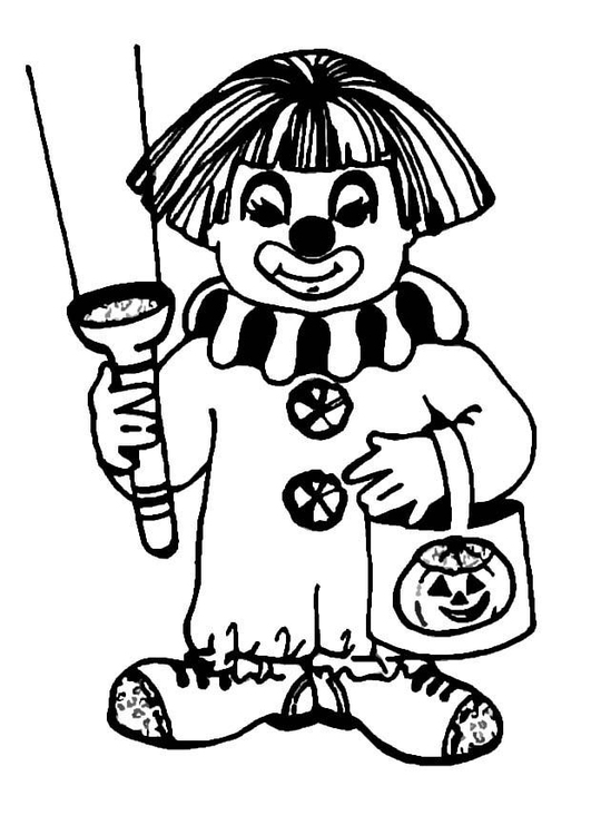 Coloriage clown