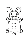 coloriage Cochon