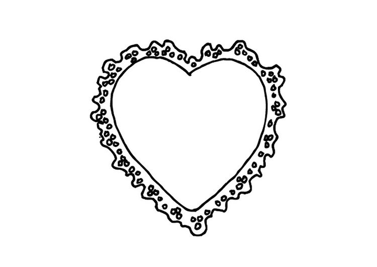 Coloriage Coeur De St Valentin Coloriages Gratuits à Imprimer