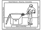 Coloriages compostage