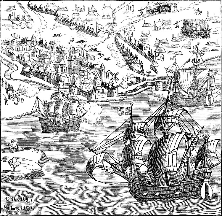 Coloriage Copenhague 1536