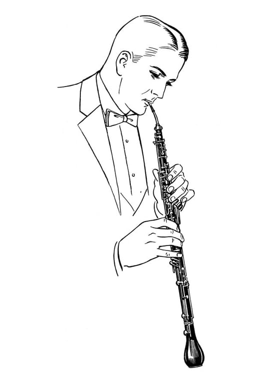 Coloriage cor anglais