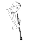 Coloriage cor anglais