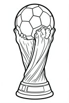 Coloriage coupe du monde