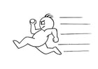 Coloriages 017b. courir