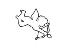 Coloriage coeur et flèche  Coloriages Gratuits à Imprimer  Dessin 11173