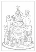 décorer le sapin de Noël