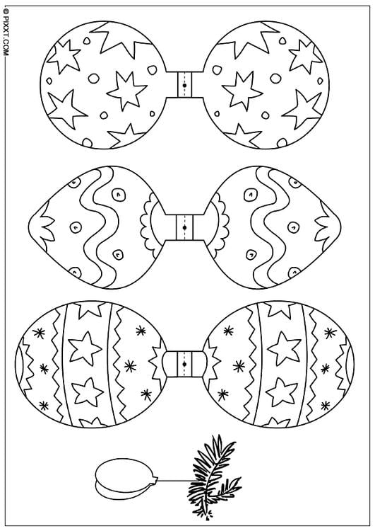 coloriage decoration de noel i