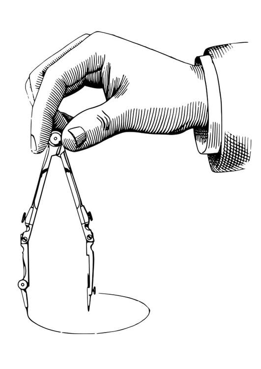 dessiner avec un compas