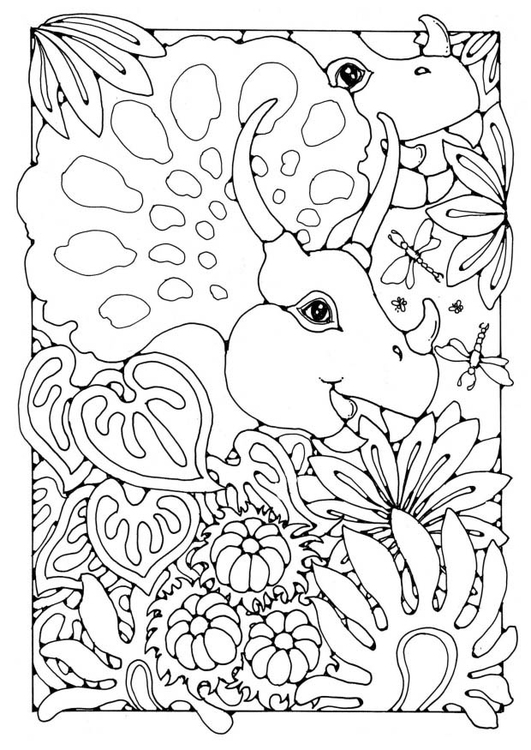 Coloriage Dinosaure