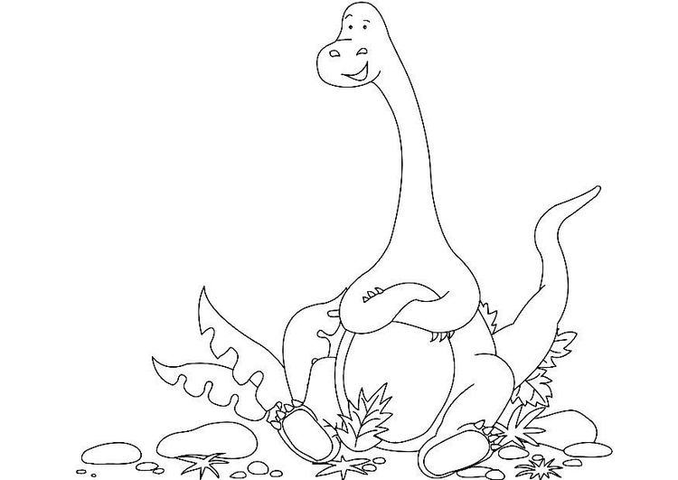 Coloriage dinosaure