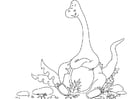 Coloriage dinosaure