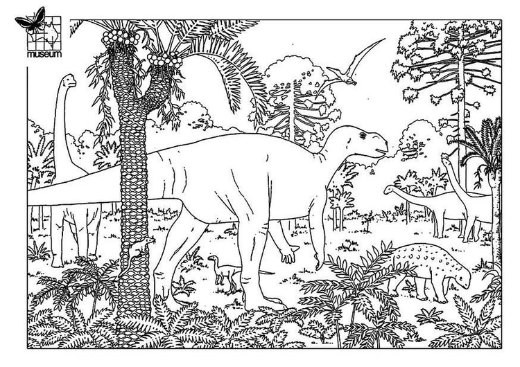 Coloriage dinosaures