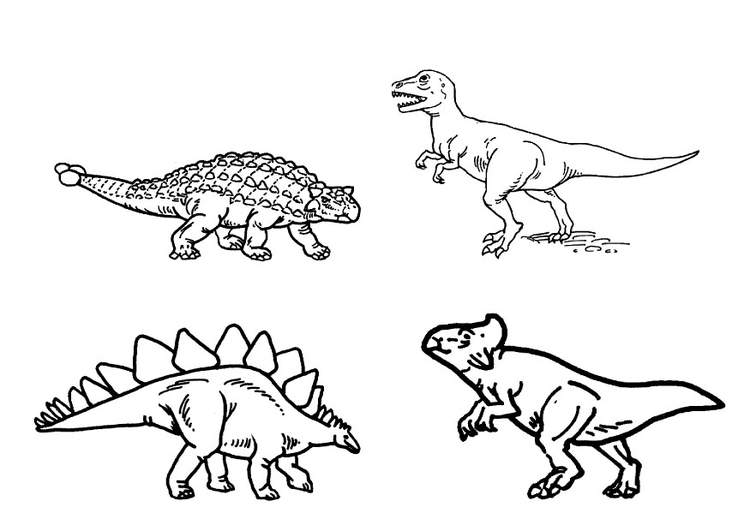 Coloriage dinosaures