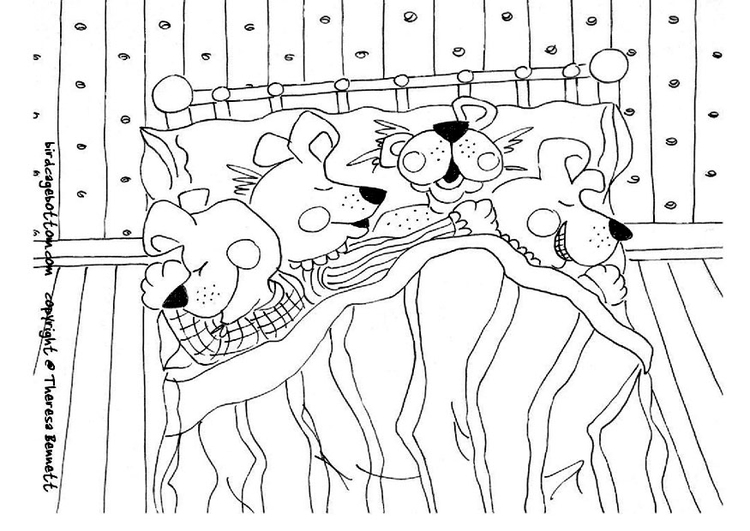 Coloriage dormir