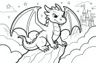 dragon au château