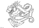 Coloriage dragon