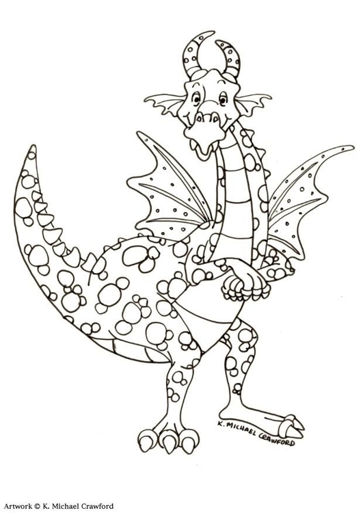 Coloriage dragonnaux