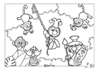 coloriage Efteling - Afrique