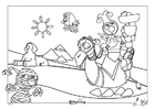 coloriage Efteling - �?gypte