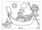 coloriage Efteling - Italie