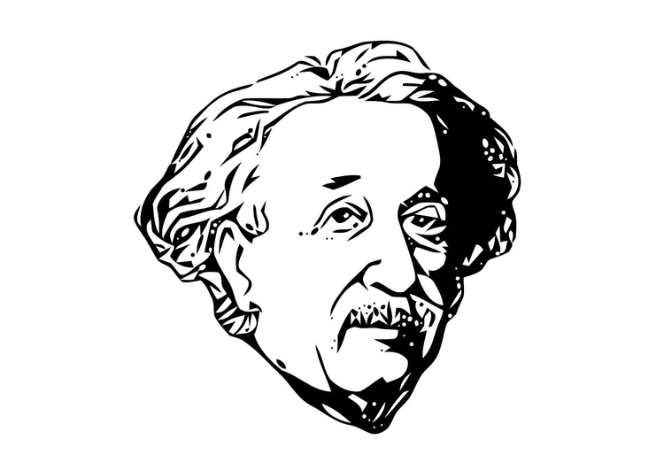 Coloriage Einstein