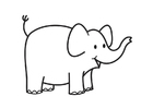 coloriage Eléphant