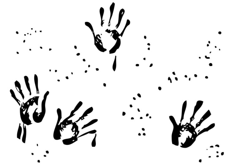 coloriage empreintes de mains coloriages gratuits a imprimer dessin 28333 concombre