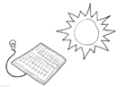 Coloriages énergie solaire