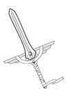 coloriage épée