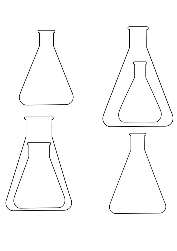 Coloriage Erlenmeyer