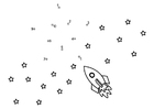 coloriage espace