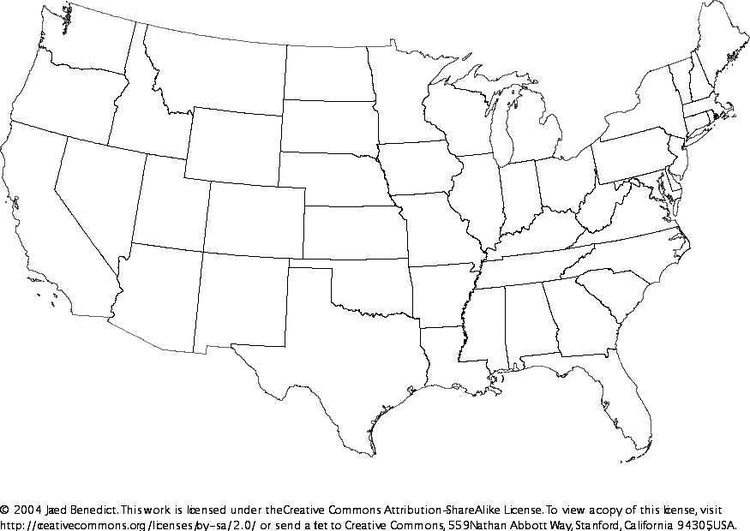 Coloriage Etats-Unis