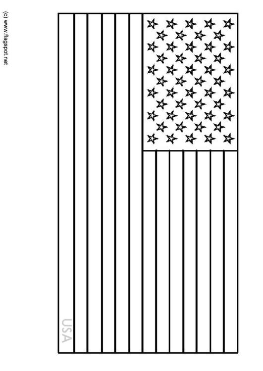 Drapeau Coloriage Drapeau Etats Unis A Imprimer