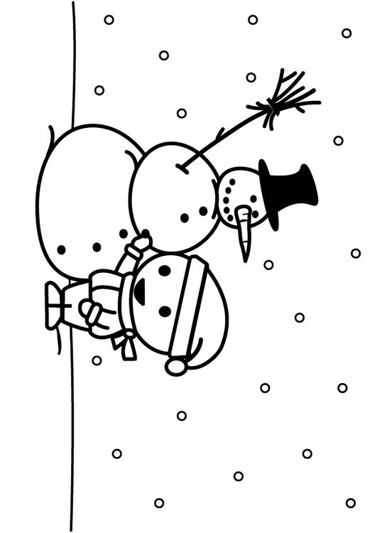 faire un bonhomme de neige