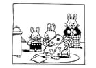 famille lapin