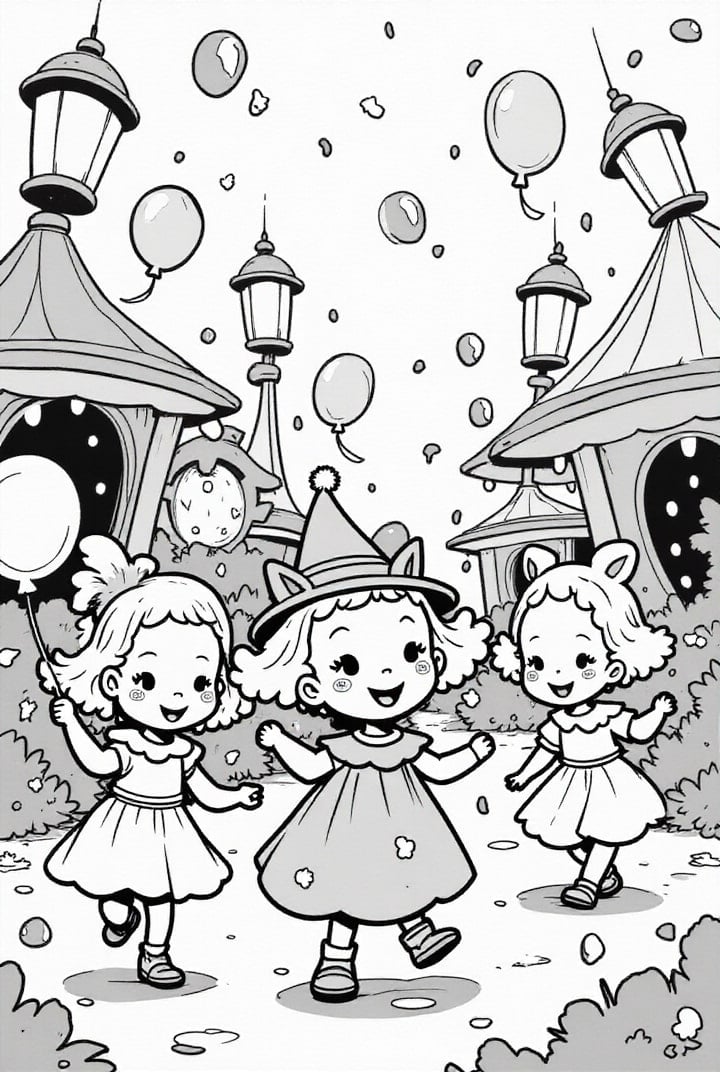 Fête de carnaval sous les tentes