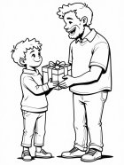 fête des pères fils et père