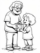 fête des pères père et enfant